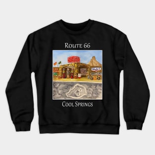 Route 66 - Cool Springs gas station in Arizona. Crewneck Sweatshirt